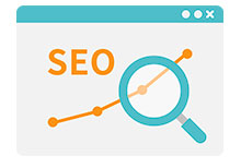 SEO対策（検索結果に上位表示させる対策）のイメージ