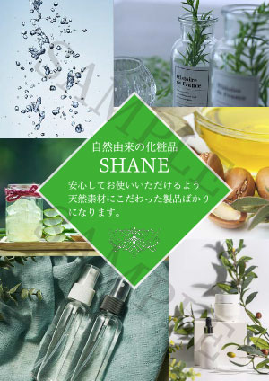 化粧品のフライアー（サンプル）